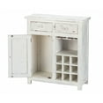 thumbnail image 4 of Rustic White Wine Cabinet with Two Drawers, 4 of 4