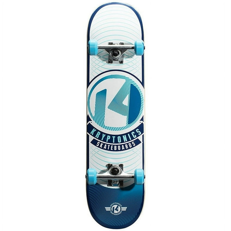 Kryptonics POP Complete Skateboard (31'' x 7.75'') - Blue