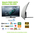 thumbnail image 3 of Mohu Indoor TV Antenna w/ 10 ft Coaxial Cable and Base Stand, with 40 Miles Reception Range, 3 of 10