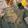 thumbnail image 4 of Ropa interior de encaje para mujer Bragas ajustadas transpirables sexy Paquete múltiple Bragas de bikini elásticas sin costuras (Borgoña), 4 of 5