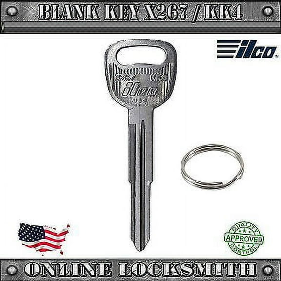 New Ilco Key For Kia Sorento / Kia Spectra / Kia Sportage - Blank KK4 / X267