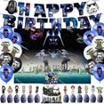 thumbnail image 5 of Decoración de fiesta de cumpleaños de Star Wars, pancarta de fondo de globo Yoda, adorno de pastel, suministros para Baby Shower, 5 of 5