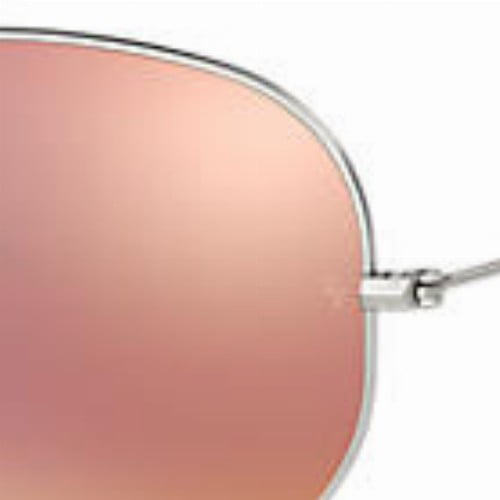 Matte Silver/Brown Pink Mirror