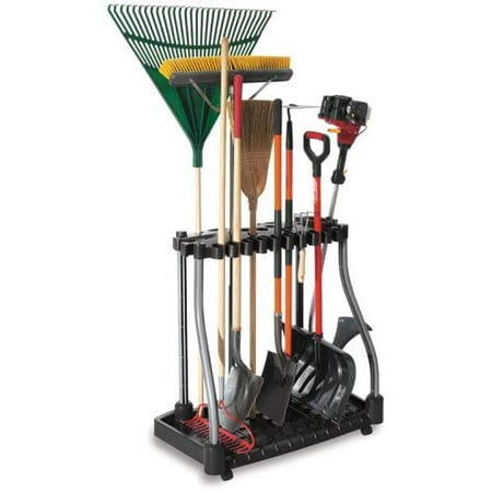Rubbermaid Garage Deluxe Tool Tower  Resin  Black