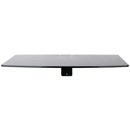 Mount Factory Floating Wall Mount A/V Component Shelf – Black Mount Factory Floating Wall Mount A/V Component Shelf – Black