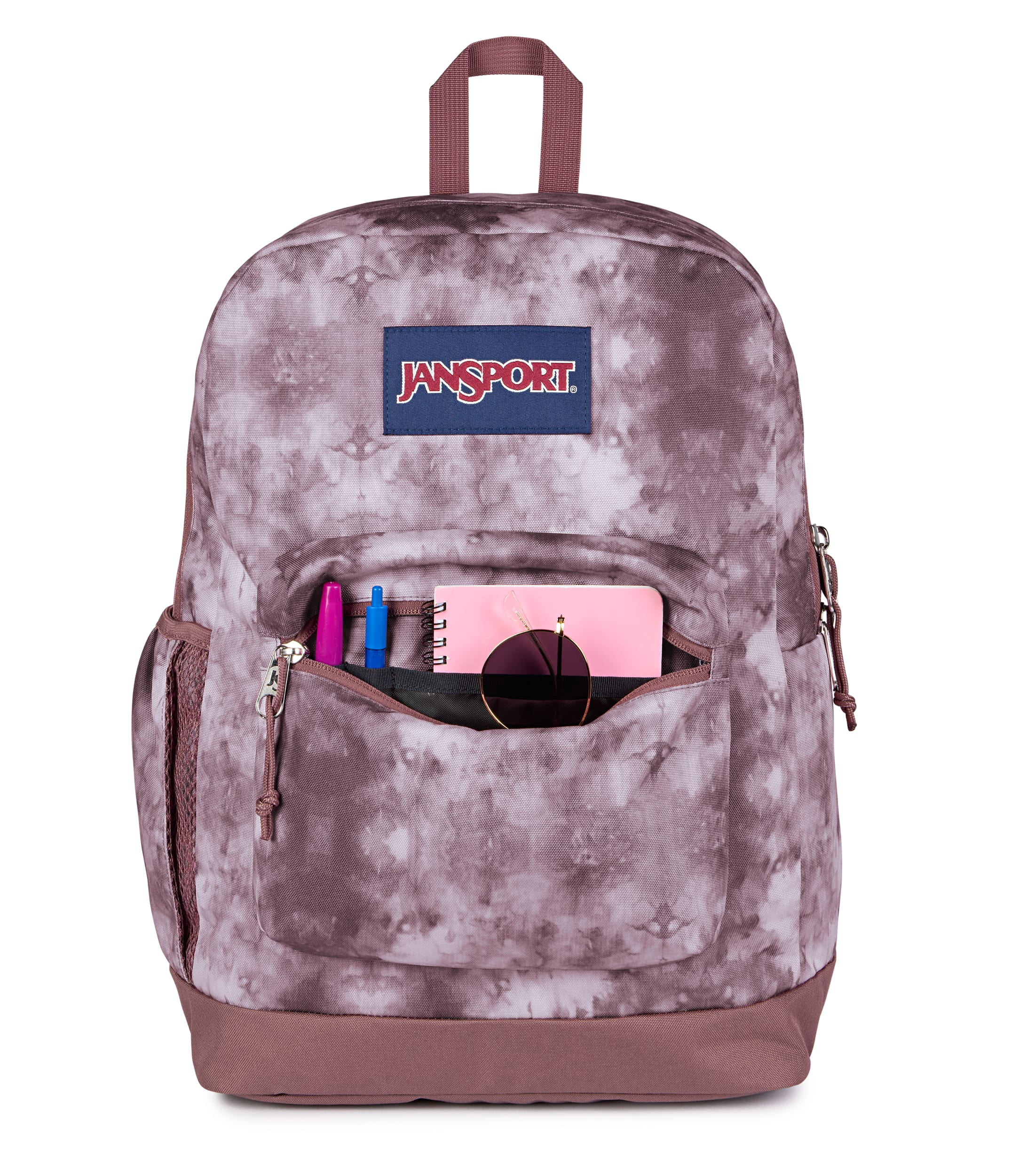 JanSport Unisex Cross Town Plus Remix Backpack Lavender Ash Corduroy Padded Cross Town Plus - Lavander Ash | Jansport Europe – JanSport  main image 4