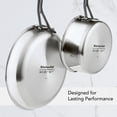 thumbnail image 3 of Sartén KitchenAid de acero inoxidable pulido de 5 capas, 21 cm, 3 of 9