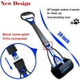 thumbnail image 3 of Non-Breakable Pooper Scooper for Large Medium & Small Dogs Heavy Duty, 28“Long Handled Dog Poop Scooper for Grass,Durable Dog Poop Pick Up Tool, Poop Grabber, 3 of 6
