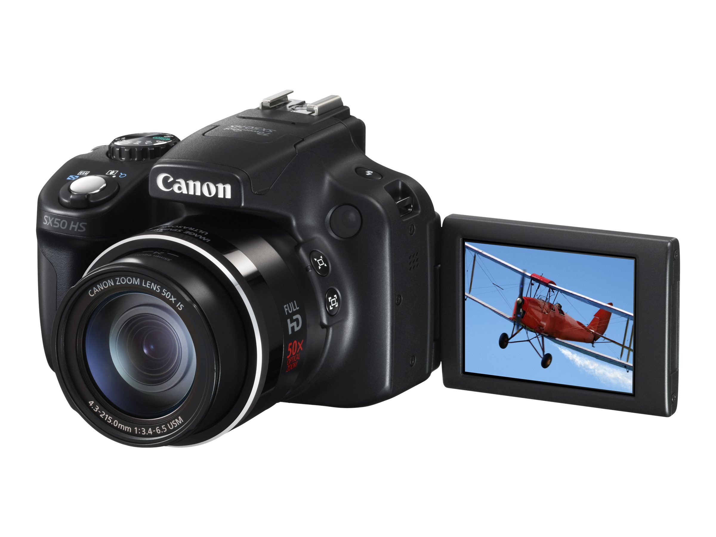 Canon PowerShot SX50 HS - Digital camera - compact - 12.1 MP - 1080p - 50x optical zoom - image 2 of 15