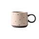 thumbnail image 1 of Taza de café vintage de cerámica con diseño de corazón rosa, ideal for desayuno, 450 ml, 1 of 7