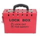 thumbnail image 1 of Caja de bloqueo y etiquetado de seguridad portátil de calibre 13, caja de seguridad para grupo de bloqueo y etiquetado para cumplimiento de OSHA., 1 of 14