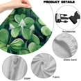 thumbnail image 7 of SCRAWLGOD St. Patrick's Day Four Leaf Clover Pattern Green Pattern Gaming Chair Cover with Armrest Cover, Soft Chair Seat Slipcover for Roating Chairs Reclining Computer Chair Protectors Set of 4, 7 of 7