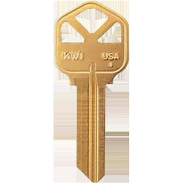 Kaba Ilco Kw1 Br Key Blank Brass Type 1176 5 Pin Pk50 Walmart Com Walmart Com