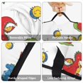 thumbnail image 6 of White Cartoon Dragons Snails Pattern Teens Toddler Nap Mat with Pillow, Sleeping Mat Bag for Preschool Daycare 59"x22", 6 of 6