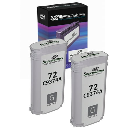 Speedy Remanufactured Cartridge Replacement for HP 72 C9374A High Yield (Gray, 2-Pack)