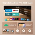 thumbnail image 2 of Proyector TOPTRO TP2 Mini 4K 1080P Android 13 WiFi 6 Bluetooth, 2 of 7