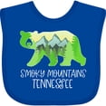 thumbnail image 3 of Inktastic Smoky Mountains, Tennessee Mountains and Bear Shape Boys or Girls Baby Bib, 3 of 4