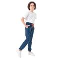 thumbnail image 2 of OSOLU Boys Pants Elastic Drawstring Waist Side Pockets Jogger Fit Kids Casual Trousers Blue, 2 of 3
