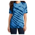 thumbnail image 3 of Mafoose Men's Tiger Stripe Tie-Dye Short Sleeve Cotton T-Shirt Navy x-Large, 3 of 7