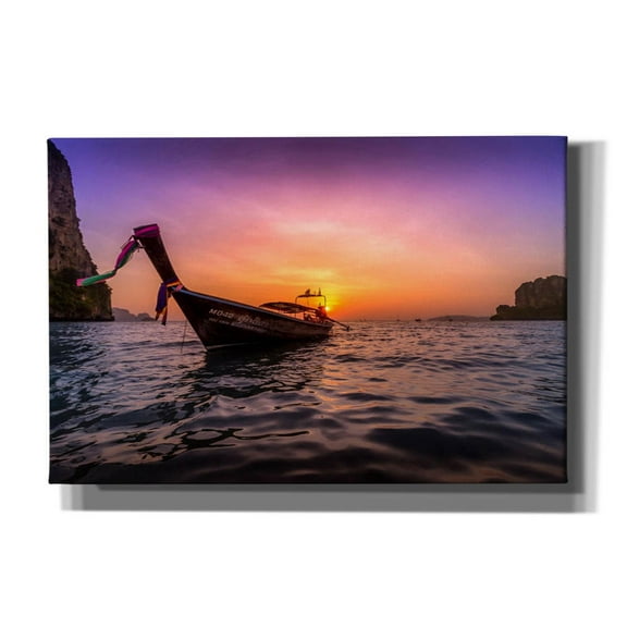 Cortesi Home "Longtail Sunset" by Nicklas Gustafsson, Giclee Canvas Wall Art, 18"x26" 40" x 60"