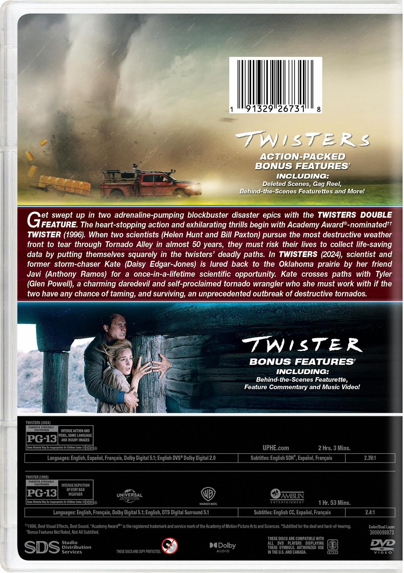 Twisters 2-Film Collection (DVD), Action, Univeral - Walmart.com