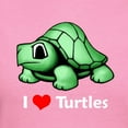 thumbnail image 3 of CafePress - I Love Turtles Women's Dark T Shirt - Women's Traditional Fit Dark T-Shirt, 3 of 4