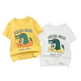 thumbnail image 4 of SILVERCEL Toddler Boys Dinosaur T-Shirts Size 1-6 Years Kids Boys Cotton Short-Sleeve Crewneck, 4 of 4