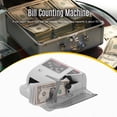 thumbnail image 3 of Portable Mini Money Counter Worldwide Currency Cash Banknote Bill Counting Machine Detector with UV/MG/WM Counterfeit Detection 600 Bills Per Minute LED Display Screen, 3 of 7