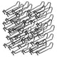 thumbnail image 1 of 50 piezas de clips para estacas de plantas, enredaderas, vegetales, clips para enrejado, conectores para enrejado de plantas para 20mm, 1 of 9