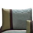 thumbnail image 2 of Benjara 6 Piece King Comforter Set with Pleats and Embroidery- Green and Blue, 2 of 7