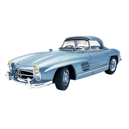 Mercedes-Benz 300 SL (W198 II) Roadster Blue Metallic Limited Edition to 1500 pieces Worldwide 1/18 Diecast Model Car by CMC
