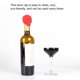 thumbnail image 4 of Tapón De Vino Tapa De Vino De Silicona De Fácil Lavado Tapón De Botella De Esqueleto De Moda Buen Sellado Sellador De Botellas De Vino Para Amantes Del Vino Barra De Cocina Kearding HA021258-00, 4 of 7