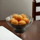 thumbnail image 5 of Bandeja para frutas y aperitivos, ideal para el hogar, la sala de estar o la mesa de centro. Bandeja plegable y portátil de dos niveles con base de madera, escurridor y estructura metálica., 5 of 8