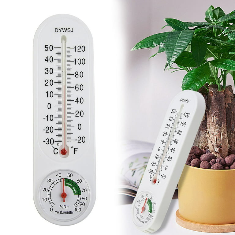 Geege 3Pcs Wall Thermometer Indoor Outdoor Mount Garden Greenhouse Home  Humidity Meter 