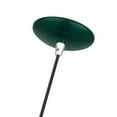 thumbnail image 3 of Piedmont 1 - Light Shiny Hunter Green And Polished Chrome Contrastingfinishes Industrial / Mid Century Modern Incandescent Aluminum Pendant Light, 3 of 13