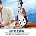 thumbnail image 2 of Heavy Duty Pulley System Accessory Stainless Steel Boat Anchor Trolley Kit for Kayaks & Canoes, 2 of 8