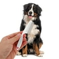 thumbnail image 2 of Durable Short Needle Pet Grooming Brush for Pet 5.51"x1.18" White, 2 of 6