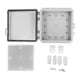 thumbnail image 2 of Caja De Conexiones Eléctricas, Caja De Conexiones Eléctricas Pestillo De Acero Inoxidable 304 Cubierta Con Bisagras Transparente IP67 Para Control De Rociadores, 2 of 7