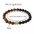 thumbnail image 2 of EOEMY Fashion Men Women Charm 8mm Multilayer Wooden Bead Elasticity Balance Bracelets-057-4, 2 of 3