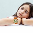thumbnail image 3 of KAKOWELY Kids Play Bracelets Brown Plush Turtle Shaped Decoration for Holiday 1Set, 3 of 8