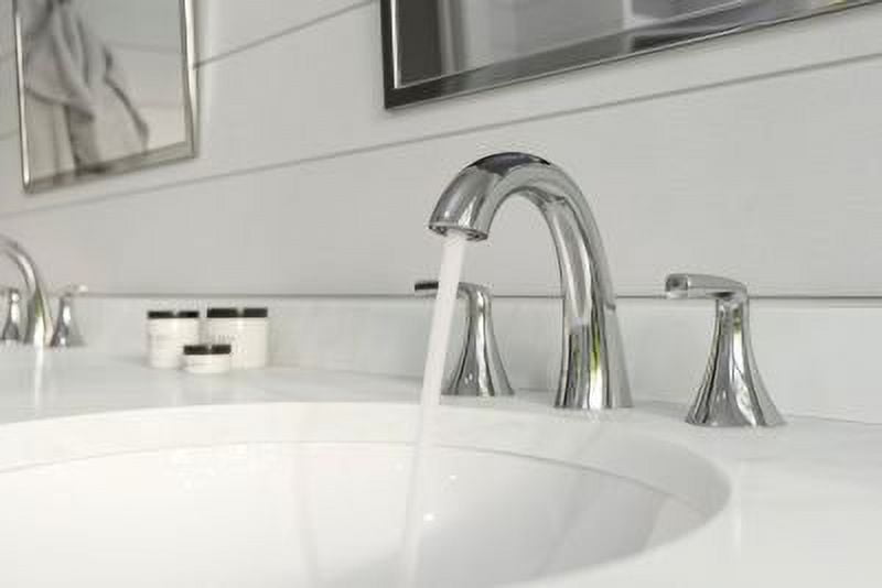 Rancho 2-Handle 8" Widespread Bathroom Faucet With Push & Seal