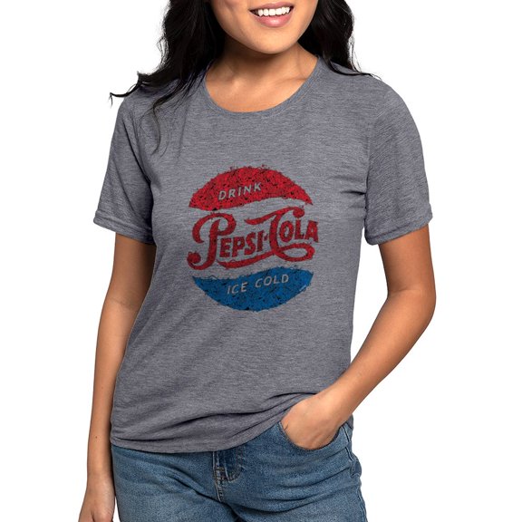 CafePress - Pepsi Logo Doodle T Shirt - Womens Tri-blend T-Shirt