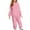 Pink, variant on Mgmyaa Unisex Kids Hooded Fleece Set Winter Long Sleeve Pullover Sweatshirt Comfy Pants Casual Outfit Age 2-13