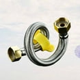 WAXIAYU 19" Stainless Steel Braided Flexible Hose Connector