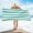 Green, variant on Deeceymbur Beach Towel 28x55in Microfiber Single Side Fleece Absorbent Quick Dry Lightweight Compact Bath Towel for Beach Pool Travel Gym