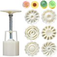 thumbnail image 1 of Juego de 7 moldes para bombas de baño ZHAOCHENG con prensa y 6 sellos diferentes, 1 of 4