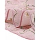 thumbnail image 5 of INSPIRAR CHIC Blusa de Peplum para Mujeres con Mangas Cortas, Cuello Corazón, Fruncido Floral, Rosa XL, 5 of 6