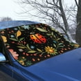 thumbnail image 3 of FORUDESIGNS Ladybug Flower Print Car Windshield Snow Cover, Auto Windshield Cover for ice and Snow, Freeze Protector for Auto Ice Windproof UV Sunshade Cover for SUVs, Vans, 3 of 6