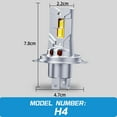 thumbnail image 3 of Automotive LED headlight Mini straight-in H4 high-brightening polymer, 3 of 9