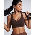 thumbnail image 5 of CRZ YOGA Butterbreeze Criss Cross Back Sports Bras for Women Padded Workout Training Top, 5 of 7